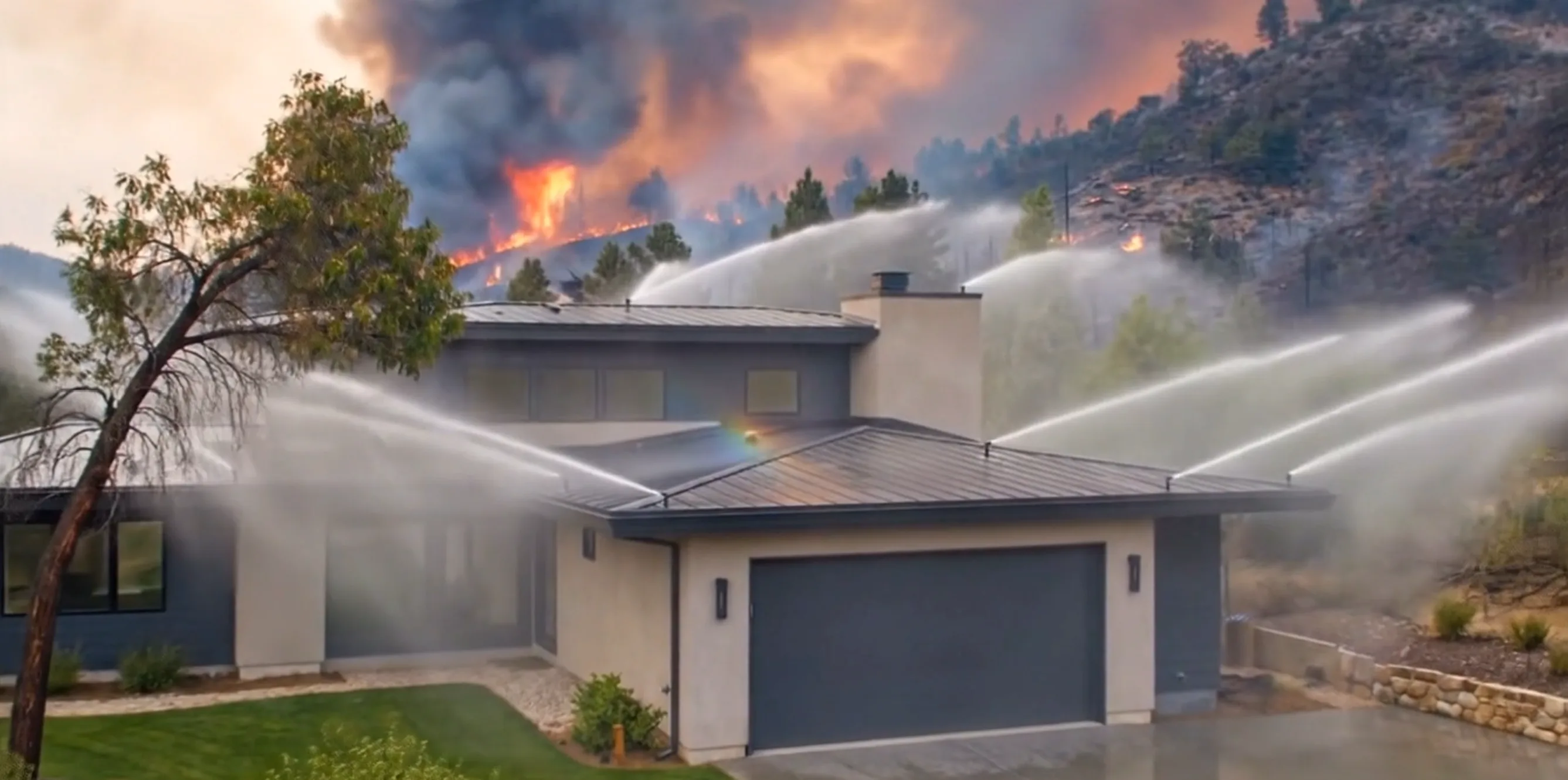 Ember Pro wildfire defense system